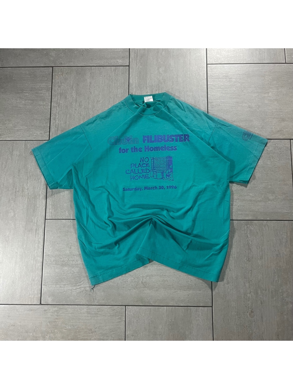 Vintage Fruit of the Loom Filibuster Homeless Tee XL